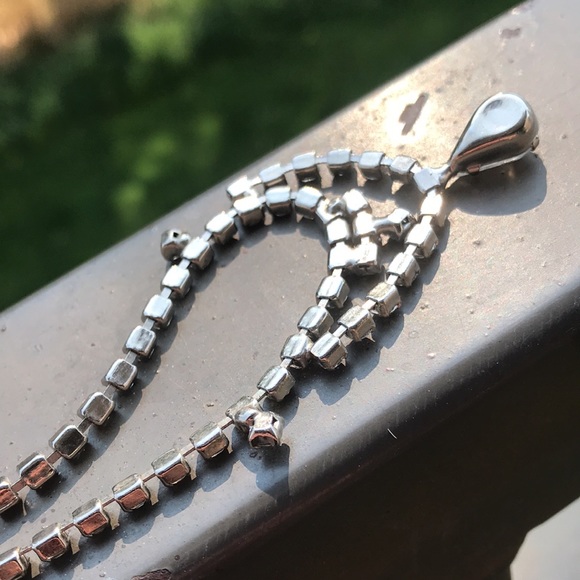 Vintage Rhinestone Short Necklace Beautiful - Picture 13 of 15